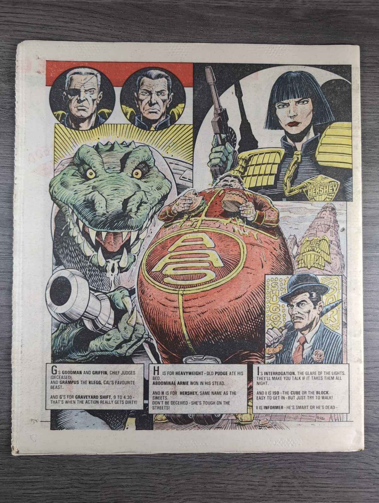 2000AD Prog 504 Featuring Judge Dread Comic 10th Jan 1987 Vintage Retro Comic