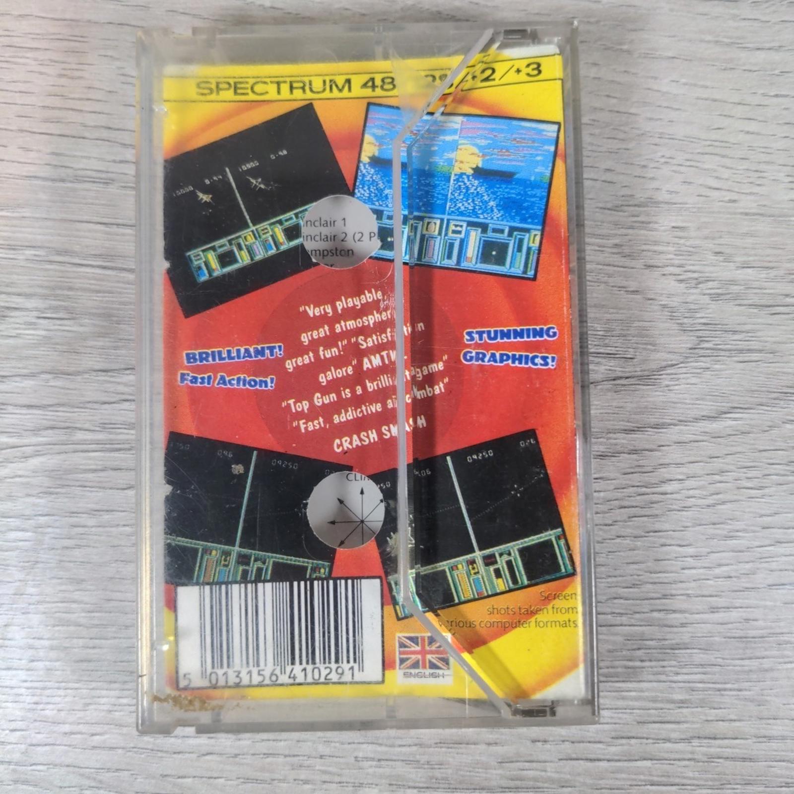 Top Gun ZX Spectrum 48/128K Game Cassette The Hit Squad Tested & Working