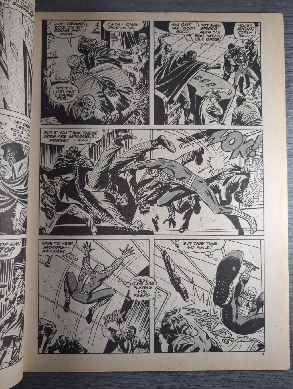 Spider-Man Comics Weekly No 104 Marvel Comics UK 8th February 1975 Vintage Comic