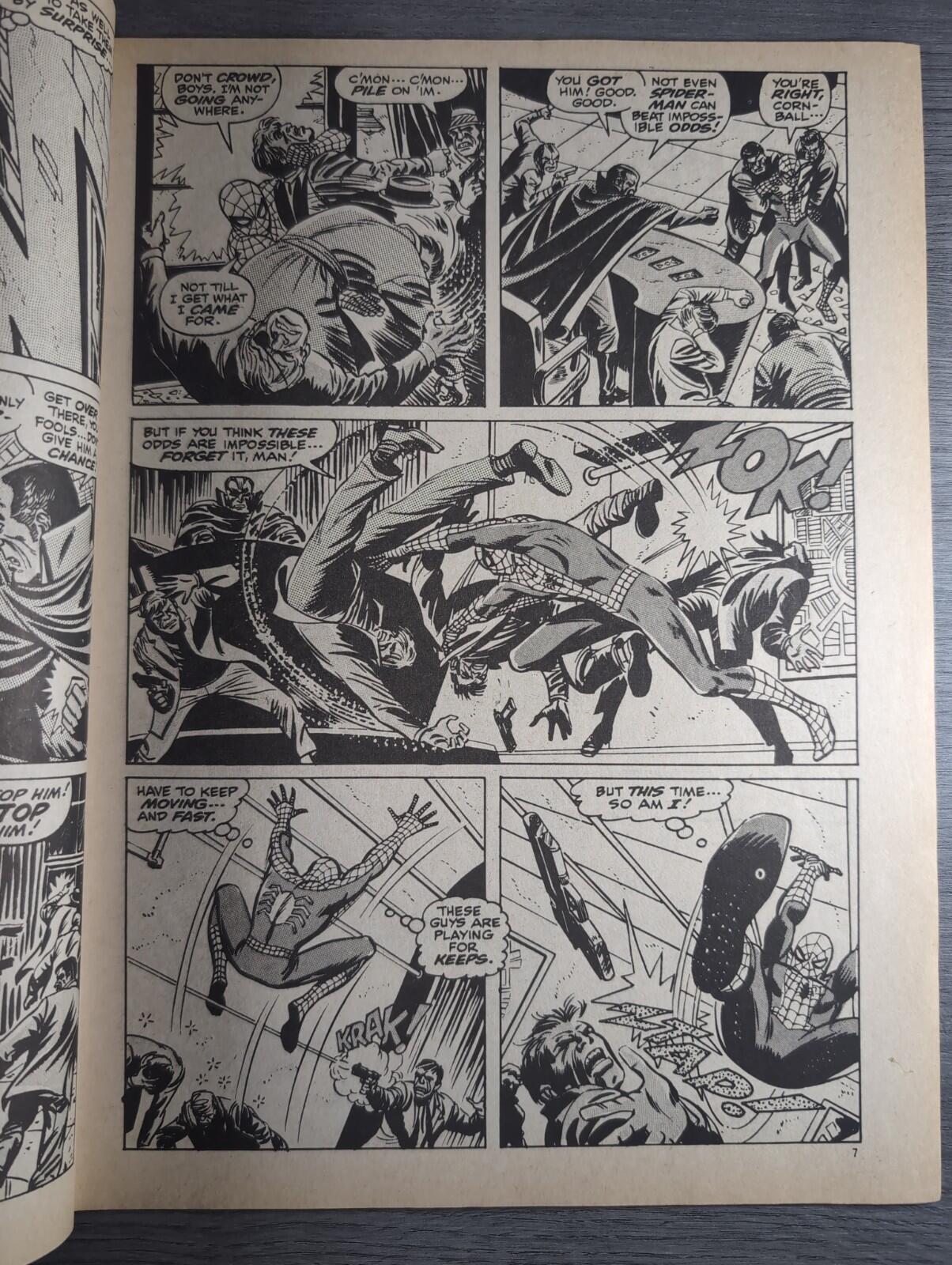 Spider-Man Comics Weekly No 104 Marvel Comics UK 8th February 1975 Vintage Comic