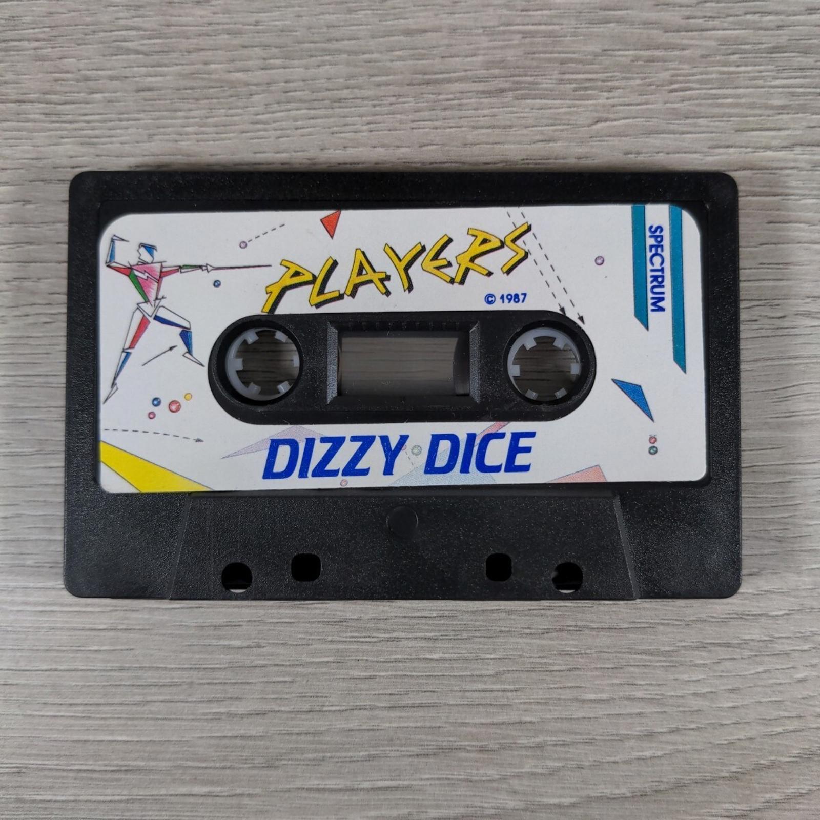 Dizzy Dice ZX Spectrum 48K 128K Video Game Cassette Tested & Working