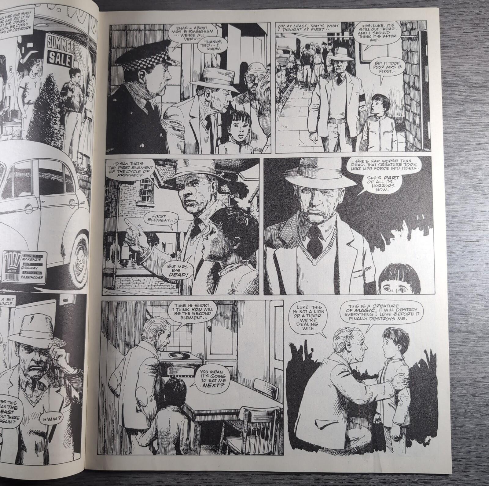 2000AD Prog 574  Featuring Judge Dredd 14th May 1988 Vintage Comic
