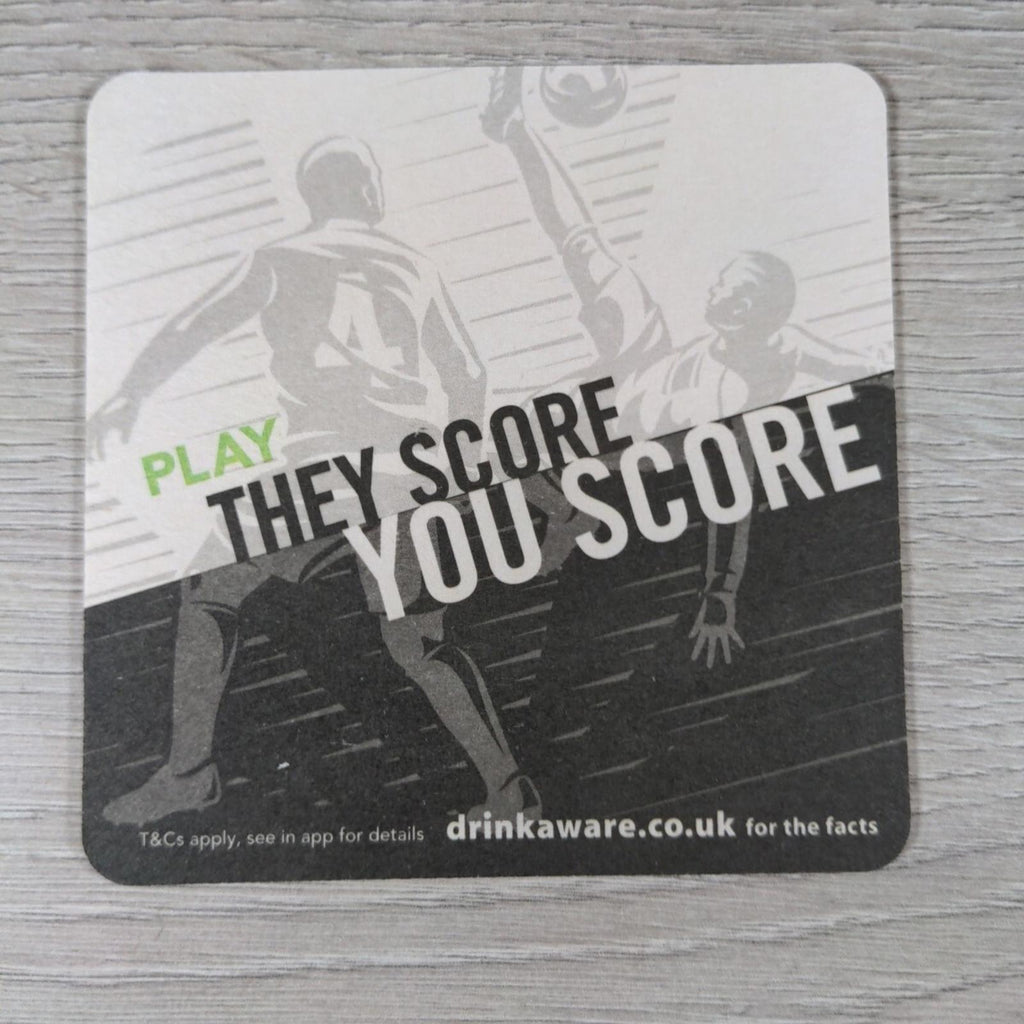 Carling 5 x Vintage Beer Mats Pub Bar Coaster Breweriana - Retrorama UK