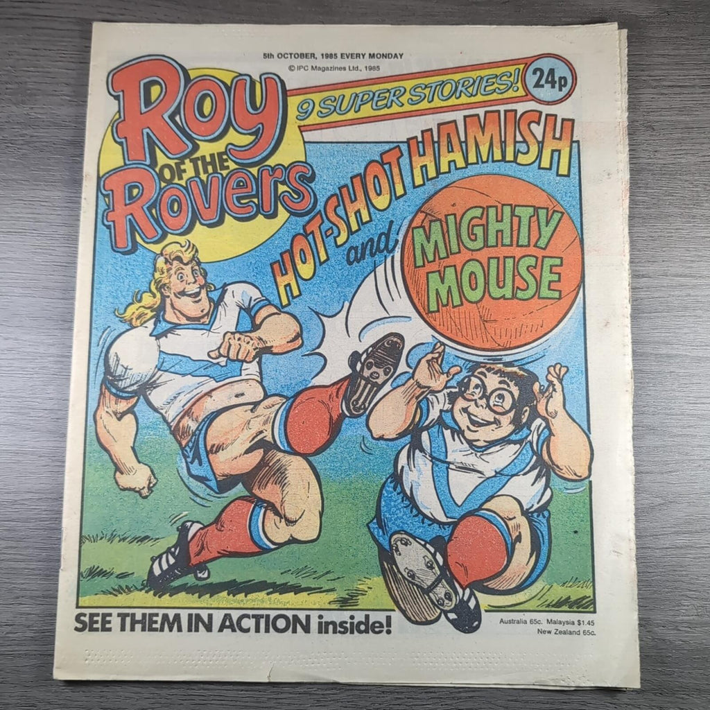 Roy of The Rovers 5th October 1985 Vintage Comic IPC Magazines