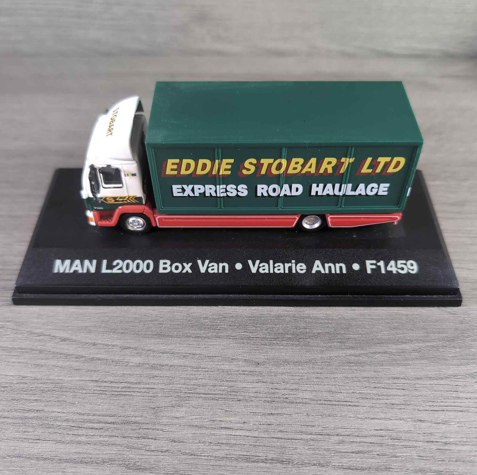 Atlas Editions Eddie Stobart Man L2000 Box Van Valarie Ann F1459 Die-Cast Model