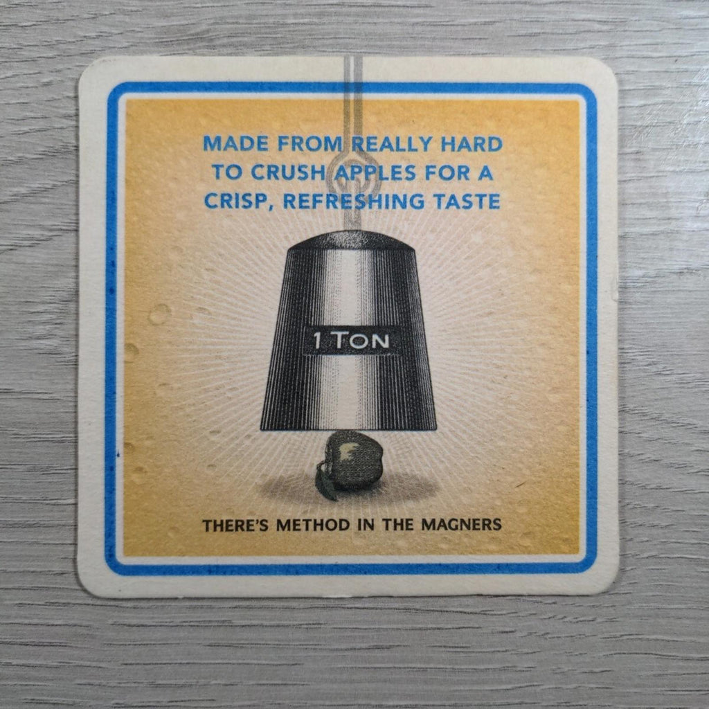 Magners 4 x Vintage Beer Mats Pub Bar Coaster Breweriana - Retrorama UK