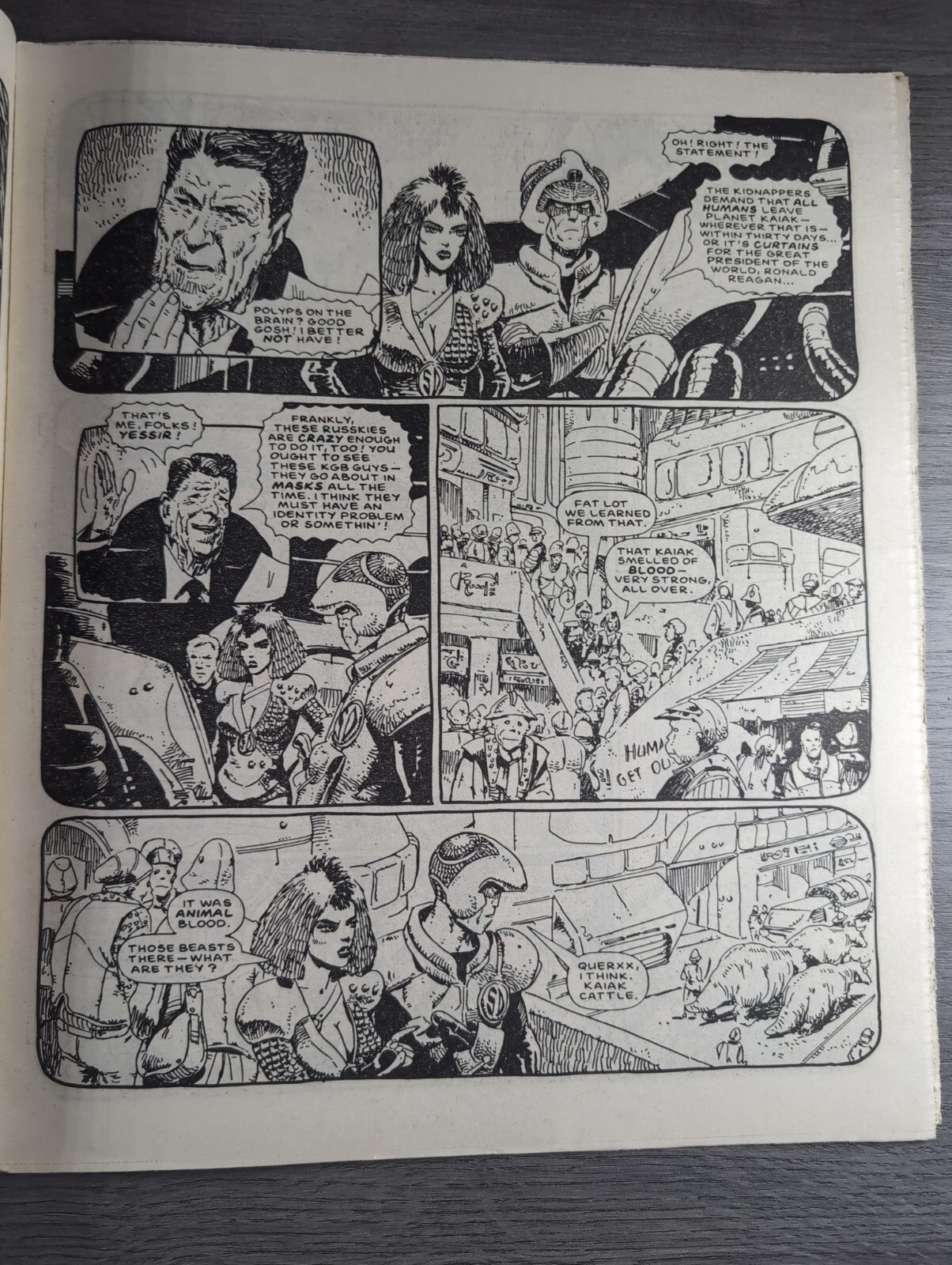 2000AD Prog 517 Featuring Judge Dread Comic 11th April 1987 Vintage Retro Comic