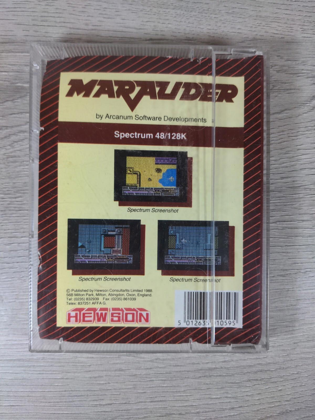Marauder ZX Spectrum 48K 128K Game Cassette Tested & Working