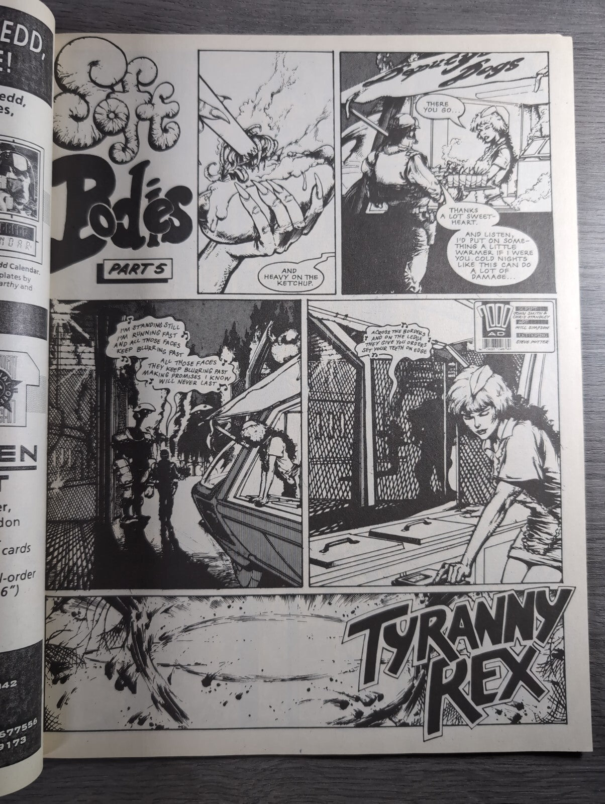 2000AD Prog 604  Featuring Judge Dread Comic 10th Dec 1988 Vintage Retro Comic