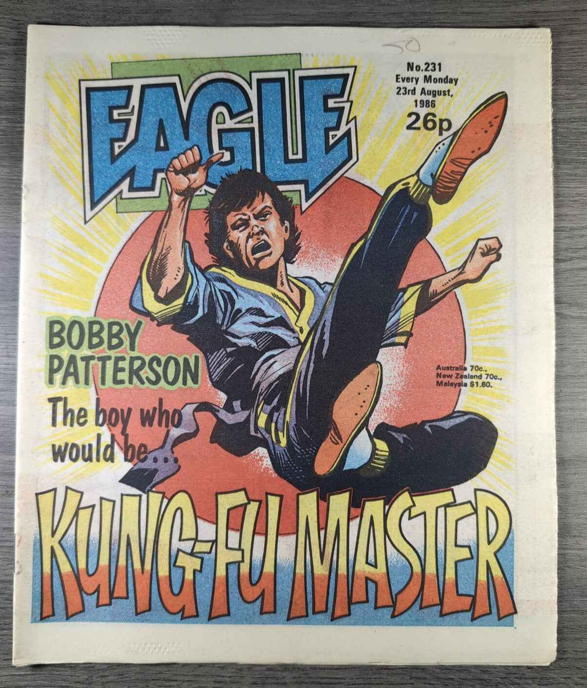 Eagle Comic Issue No. 231 23rd August 1986 Vintage Retro UK Comic