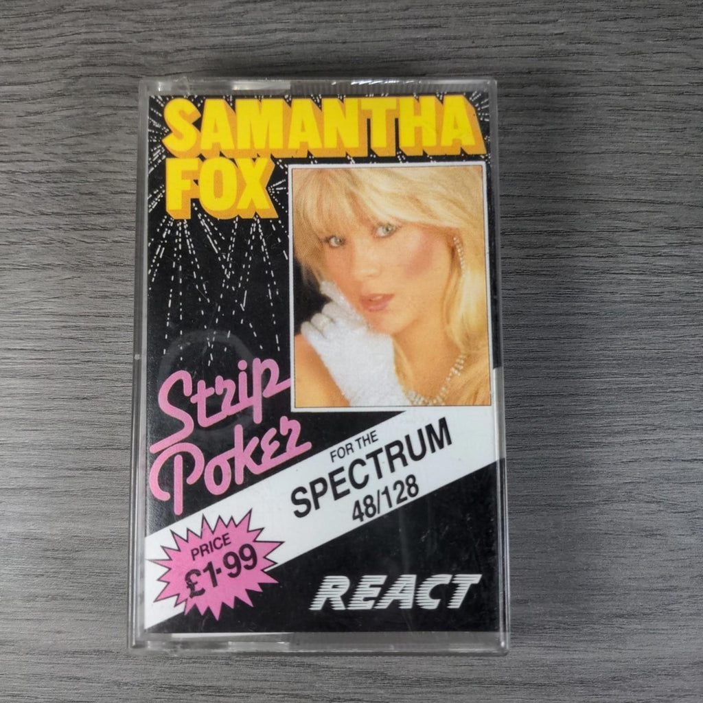 Samantha Fox Strip Poker ZX Spectrum 48/128K React Game Tested & Working