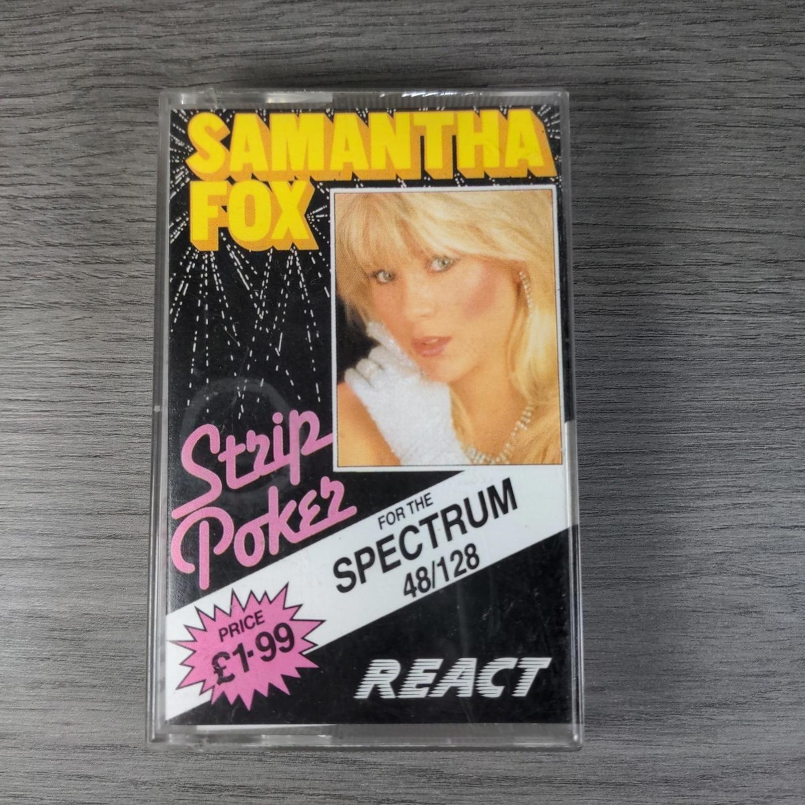 Samantha Fox Strip Poker ZX Spectrum 48/128K React Game Tested & Working