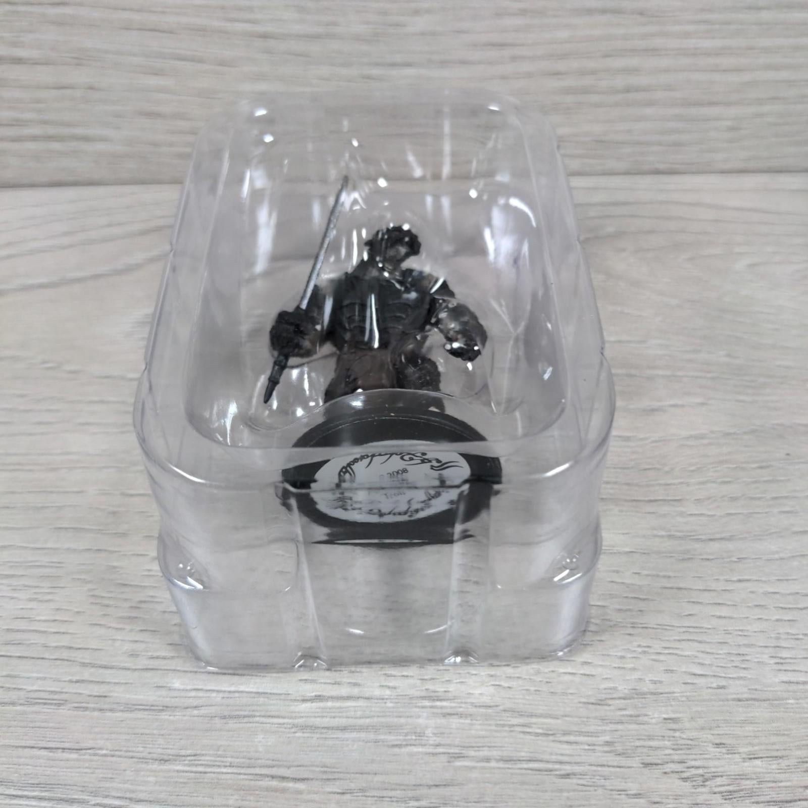 Eaglemoss Armoured Troll Lord of the Rings Collectors Models Metal Figure 2008
