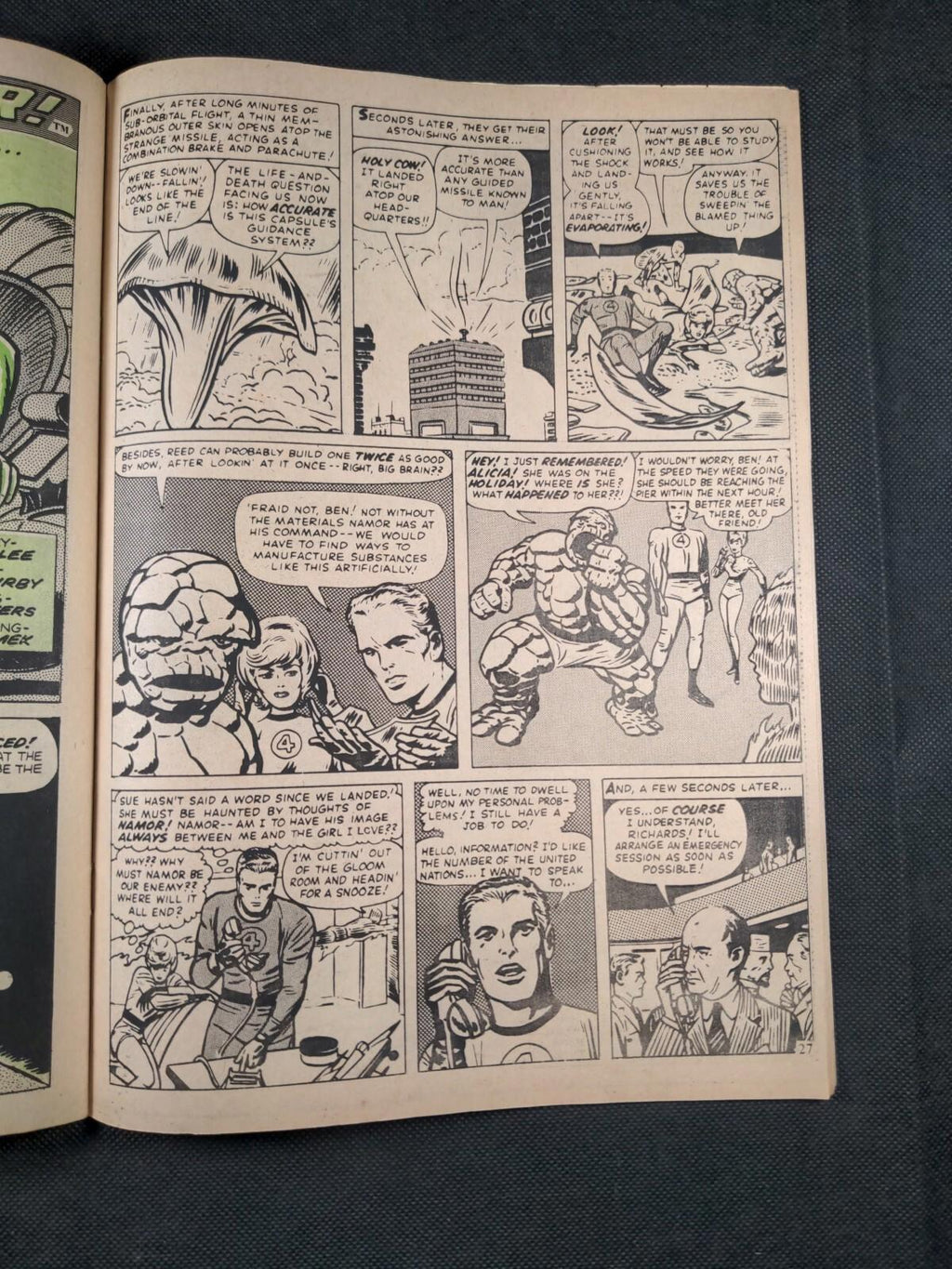 Mighty World of Marvel Issue No 37 June 1973  Vintage Marvel UK Comic - Retrorama UK