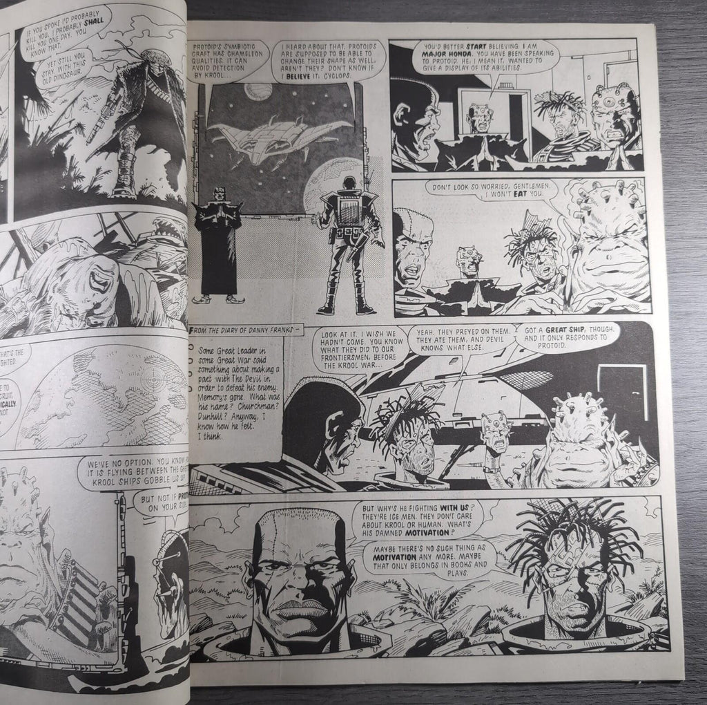 2000AD Prog 548 Featuring Judge Dredd 14th November 1987 Vintage Comic