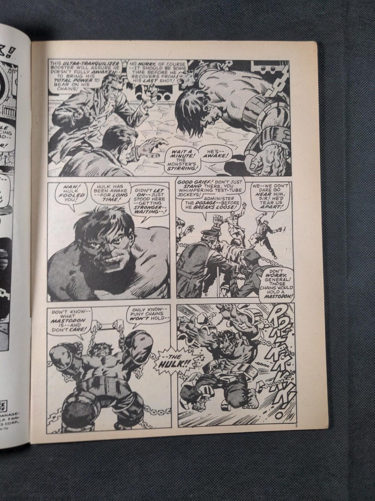 Mighty World of Marvel Issue No 95 July 1974 Vintage Marvel UK Comic