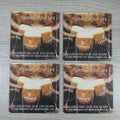 Guinness 4 x Vintage Beer Mats Pub Bar Coaster Breweriana - Retrorama UK