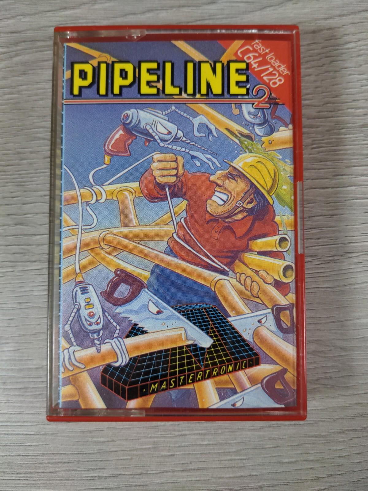 Super Pipeline 2 Commodore 64 C64 Game Cassette Mastertronic Tested & Working