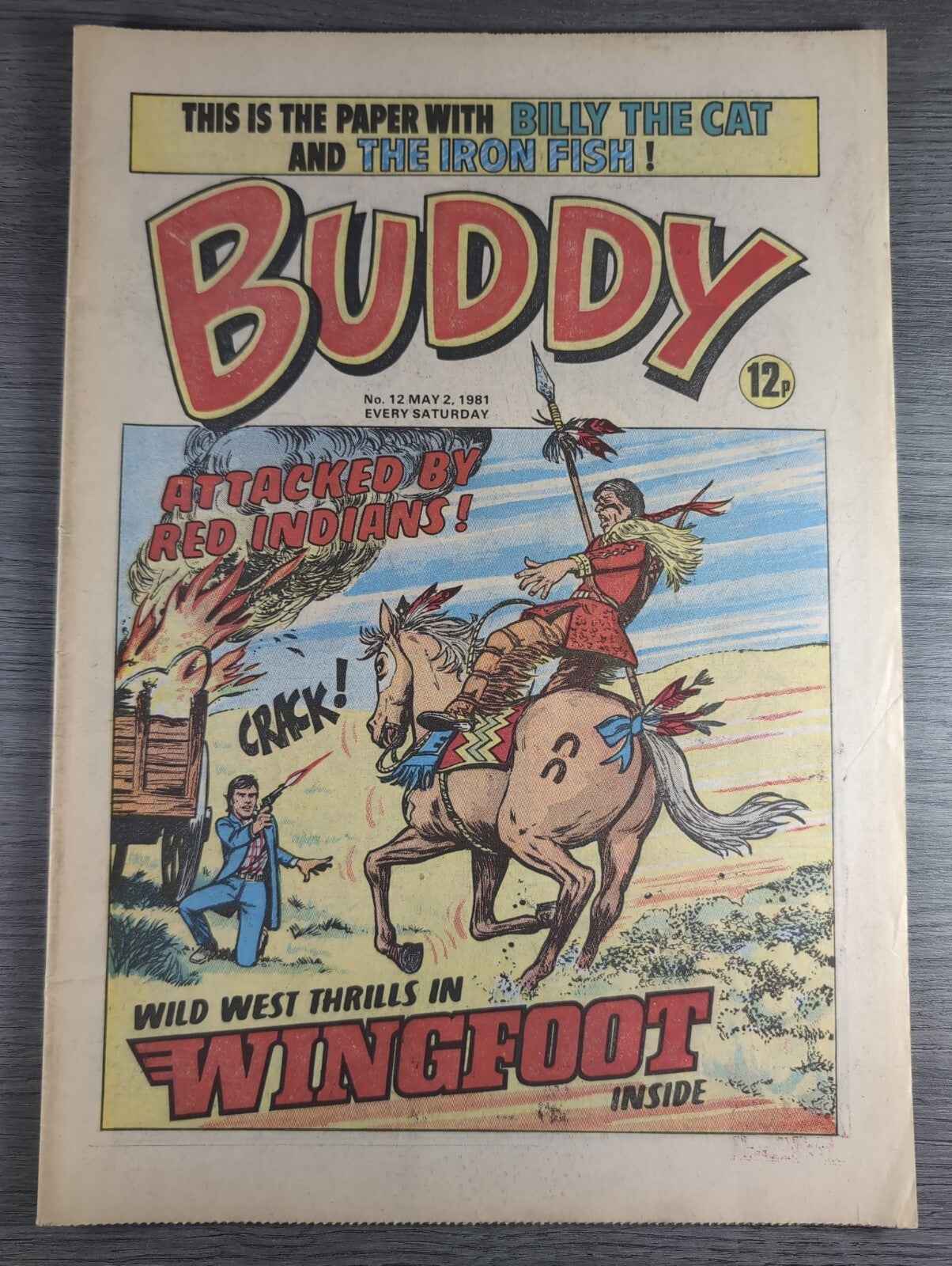 Buddy Comic Issue No 12 2nd May 1981 Vintage Retro Comic