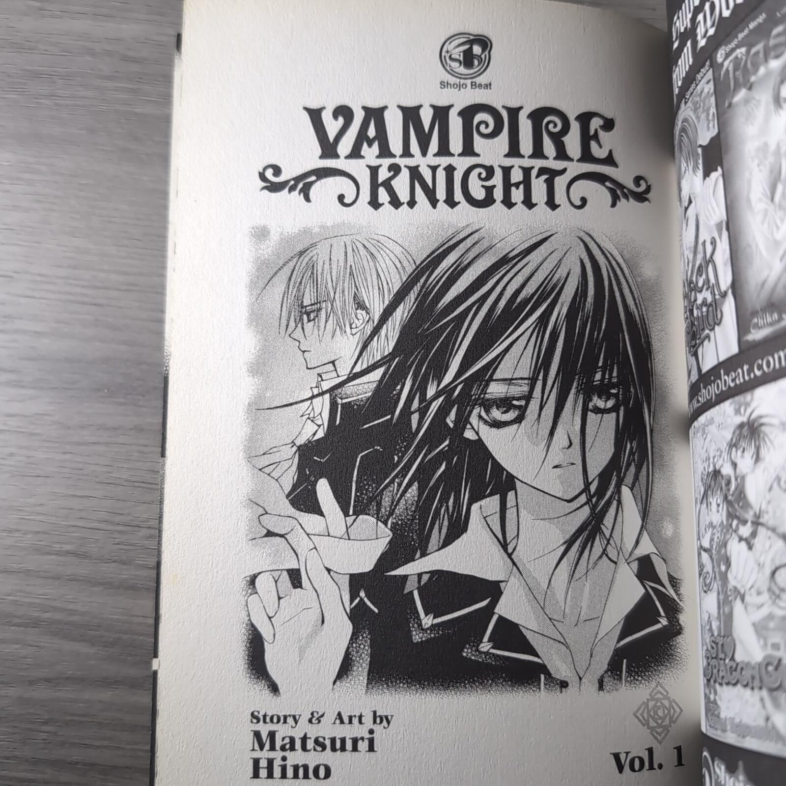Vampire Knight Vol 1 Matsuri Hino Shojo Beat Manga Paperback Book