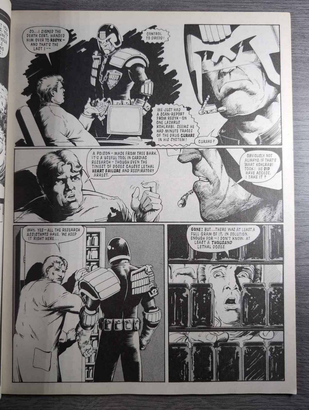 2000AD Prog 630 Featuring Judge Dread Comic 10th June 1989 Vintage Retro Comic