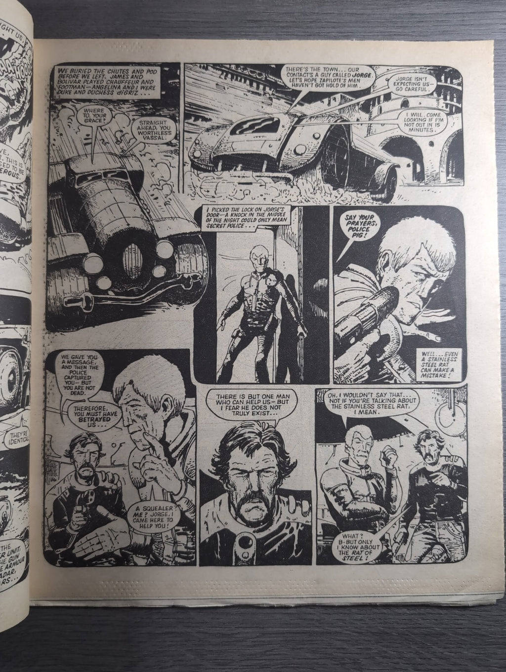 2000AD Prog 395 Featuring Judge Dredd Comic 8th Dec 1984 Vintage Retro Comic