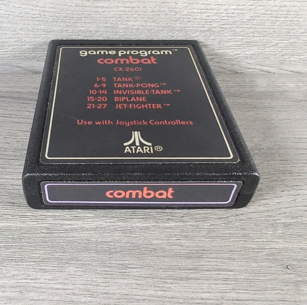 Combat Atari 2600 Video Game CX2601 Cartridge  Manual Boxed CIB Tested & Working