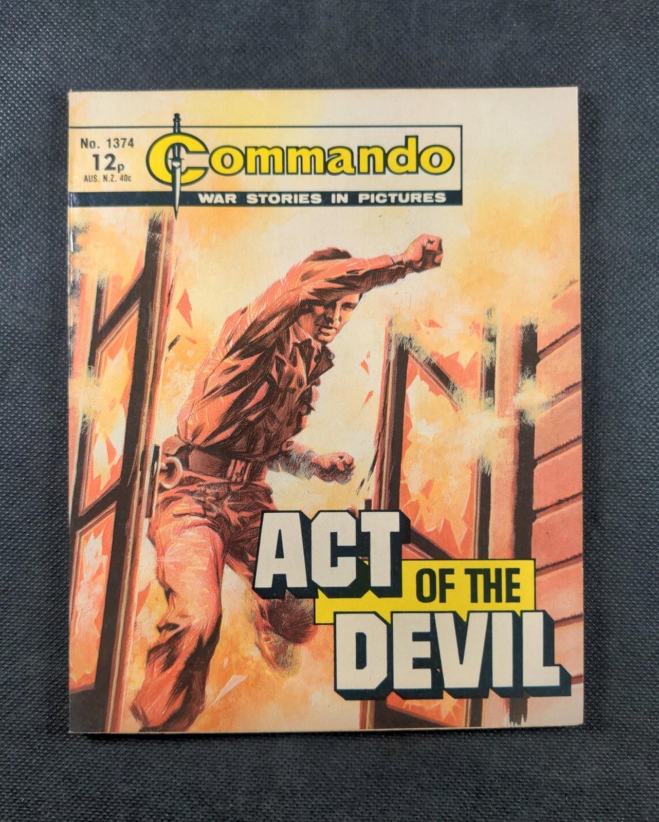 Commando Comic Issue Number 1374 Act Of The Devil - Vintage Comic - Retrorama UK