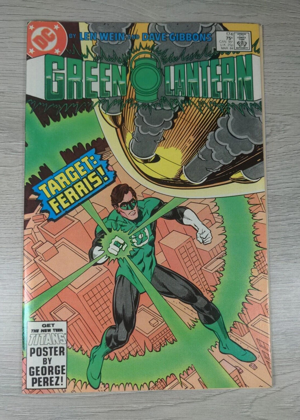 DC Comics Green Lantern Issue 174 Target Ferris! March 1984 Vintage Comic