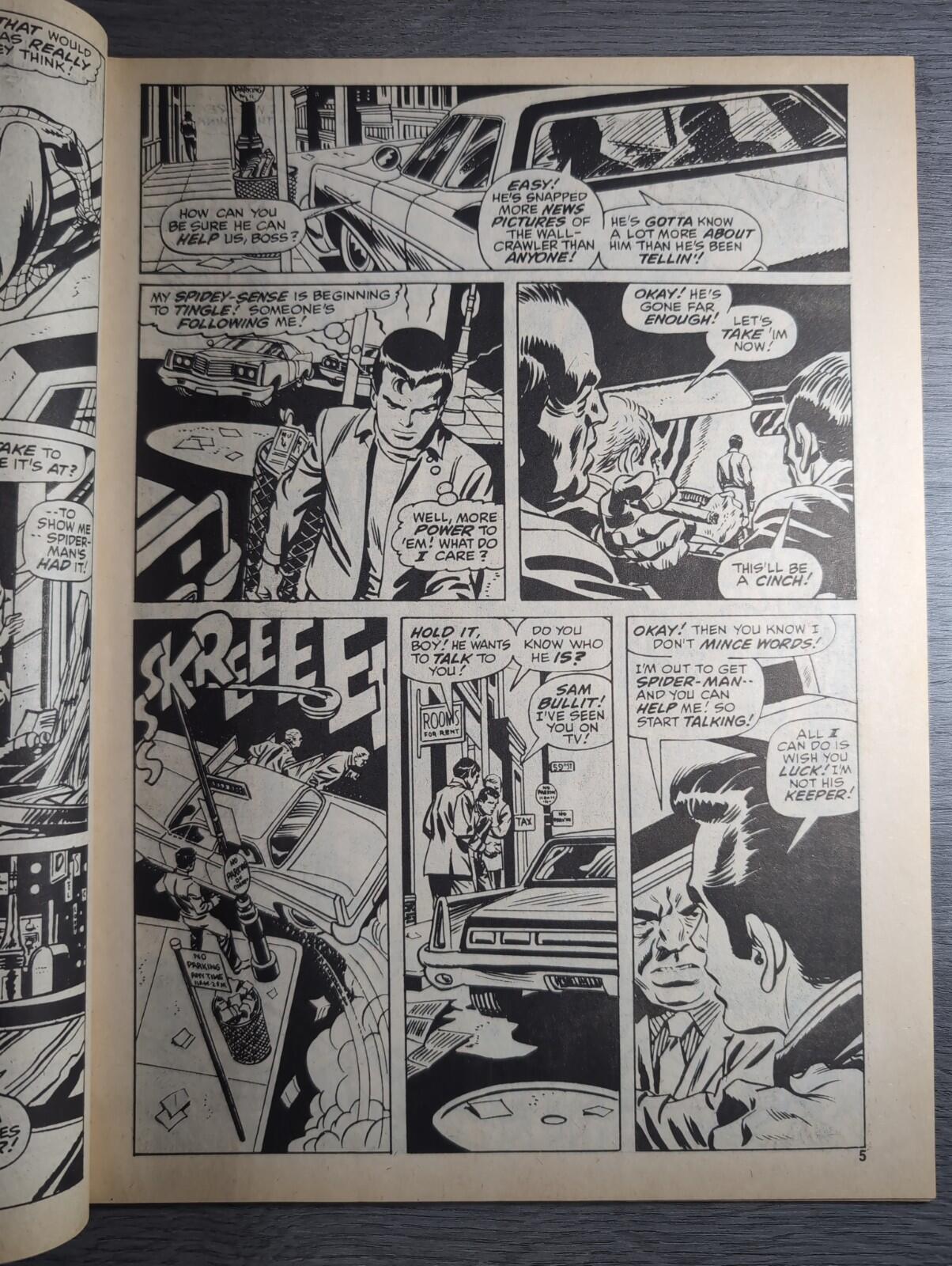 Spider-Man Comics Weekly No 120 Marvel Comics UK 31st May 1975 Vintage Comic