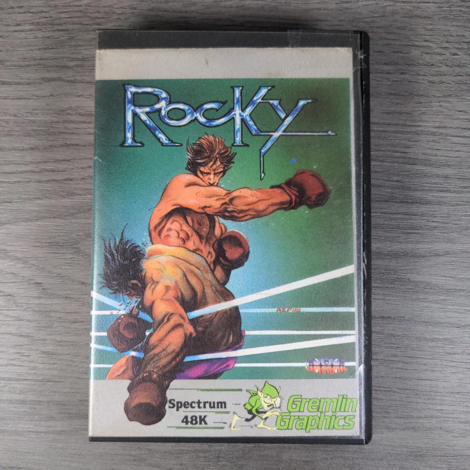 Rocky ZX Spectrum 48K Game Cassette Gremlin Graphics Tested & Working - Retrorama UK