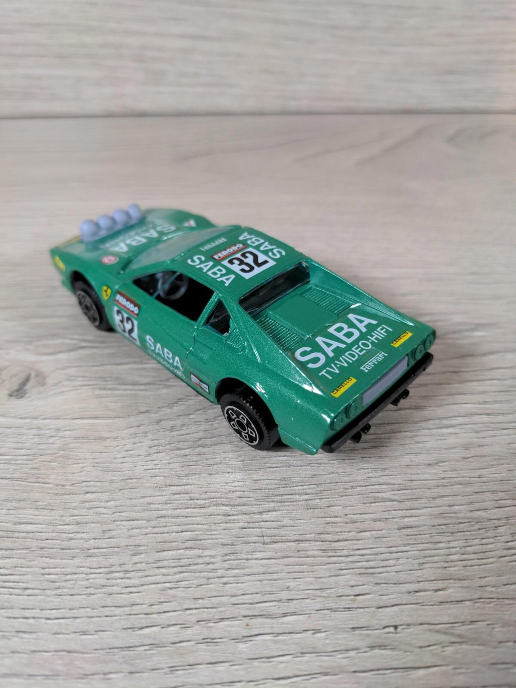 Burago Green Ferrari 308 GBT Model No 4117  1:43 Scale Diecast Car
