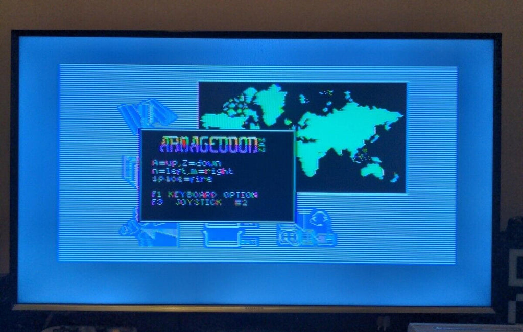 Armageddon Man Commodore 64 C64 Game Cassette Only Tested & Working