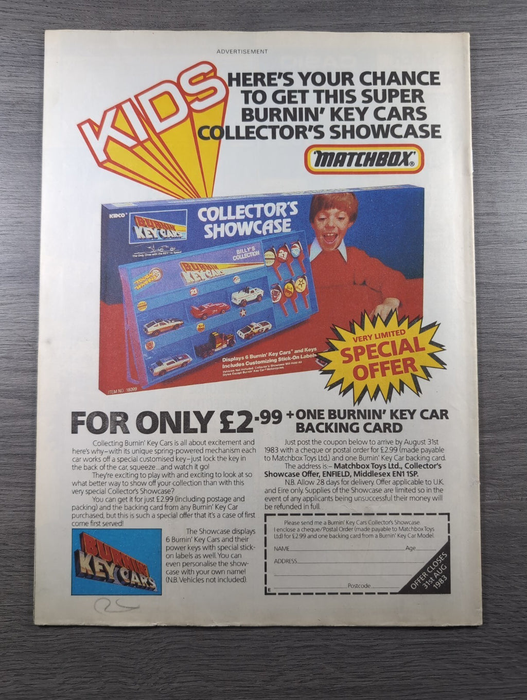 Eagle Comic 13th August 1983 Vintage Retro UK Comic