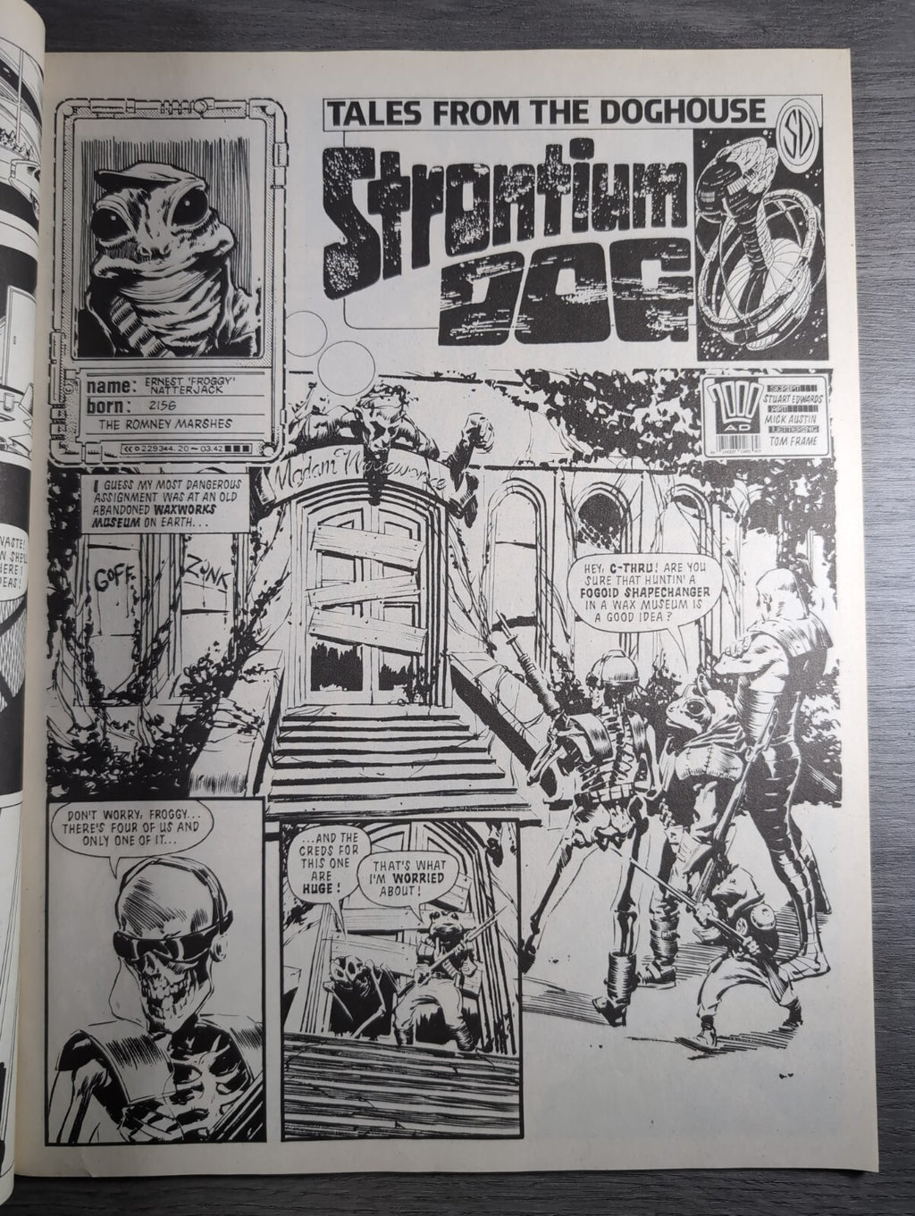 2000AD Prog 625 Featuring Judge Dread Comic 6th May 1989 Vintage Retro Comic