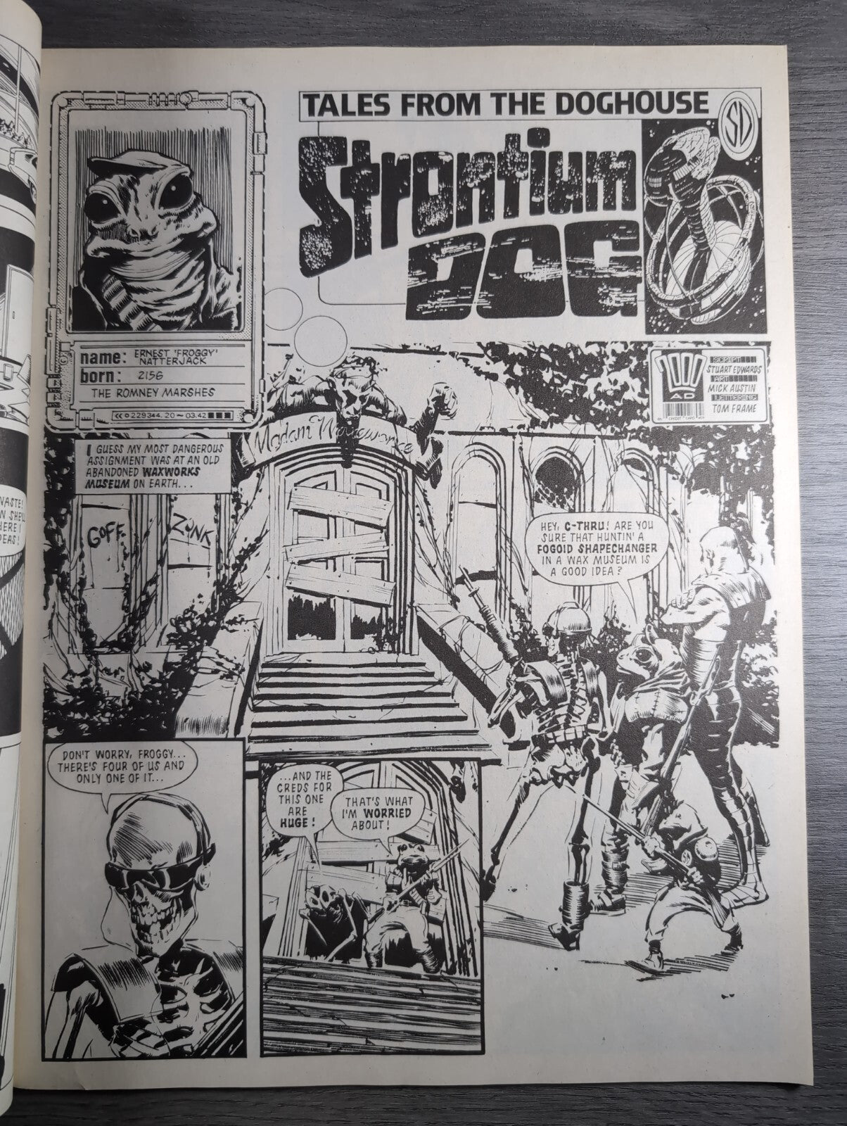 2000AD Prog 625 Featuring Judge Dread Comic 6th May 1989 Vintage Retro Comic