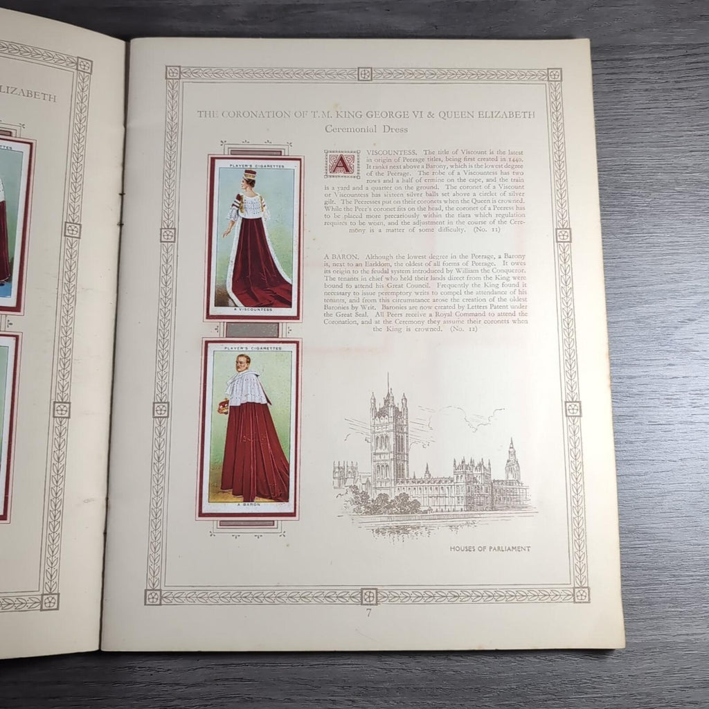 The Coronation Of HM King George VI John Player & Sons Full Set Cigarette Cards