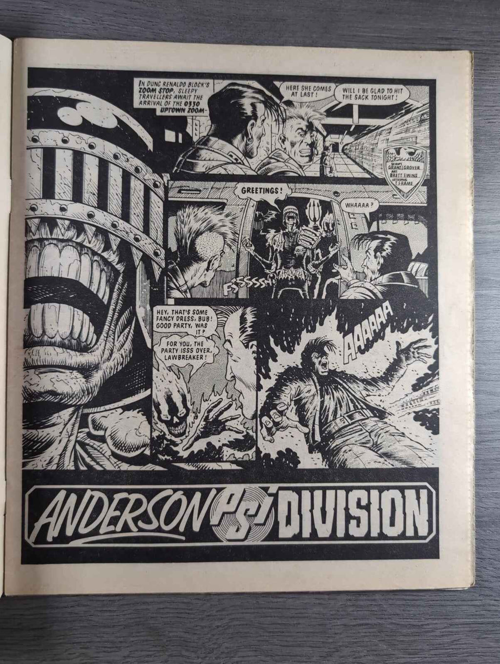 2000AD Prog 421 Featuring Judge Dread Comic 8th June 1985 Vintage Retro Comic