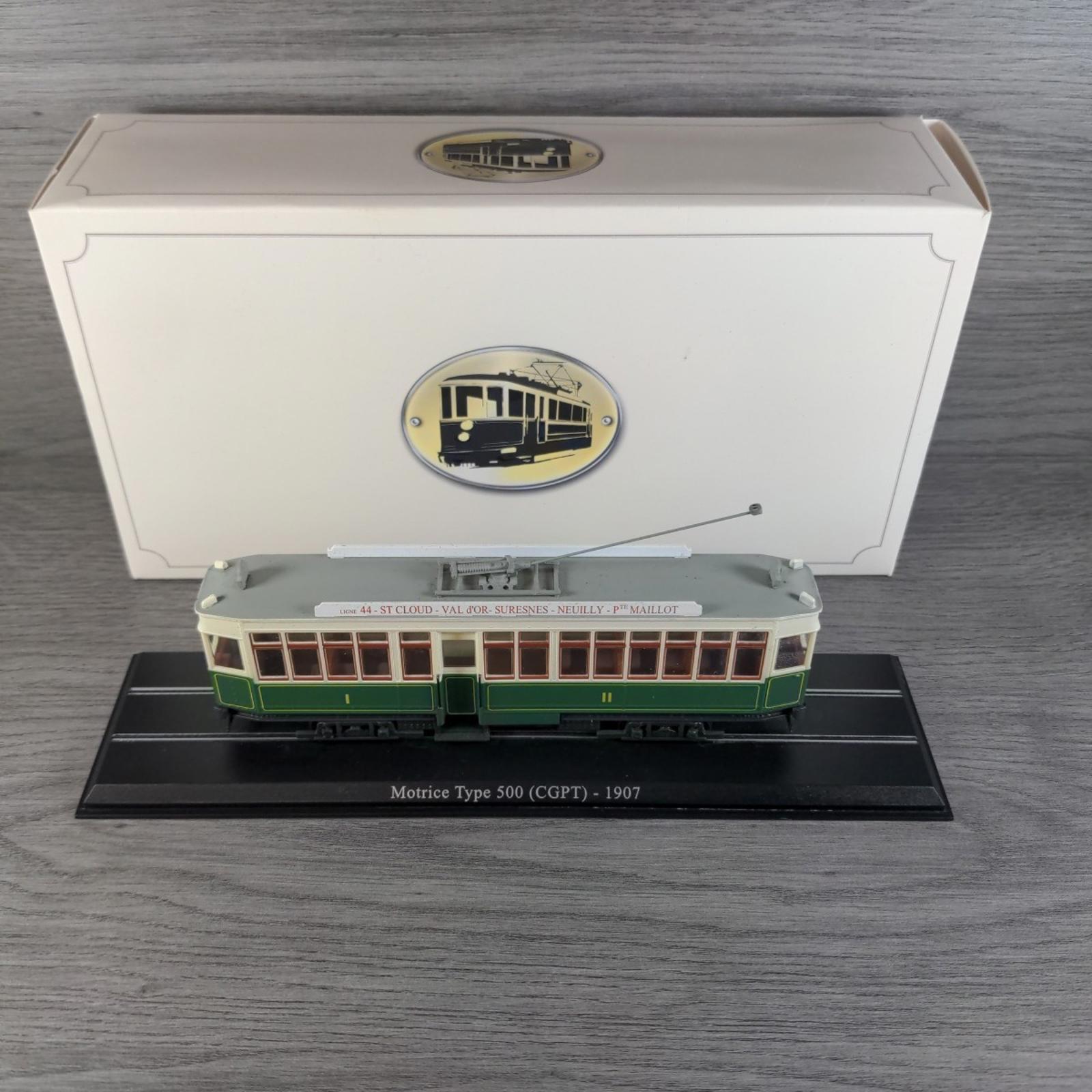 Atlas Editions Trams Of The World Motrice Type 500 (CGPT) - 1907 Model Tram
