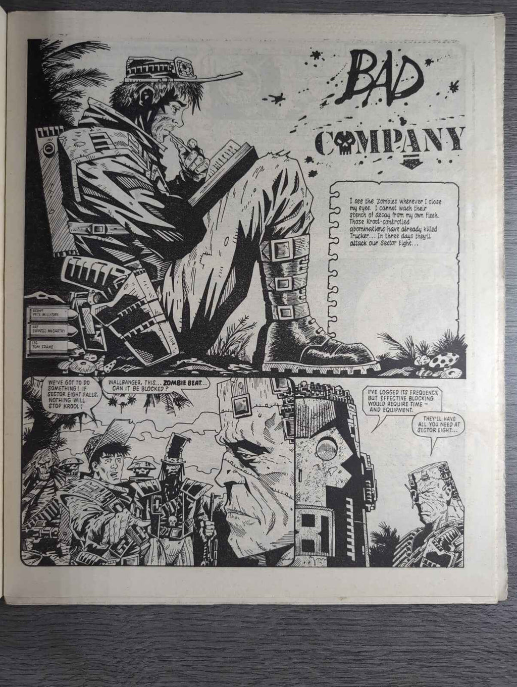 2000AD Prog 509 Featuring Judge Dread Comic 14th Feb 1987 Vintage Retro Comic