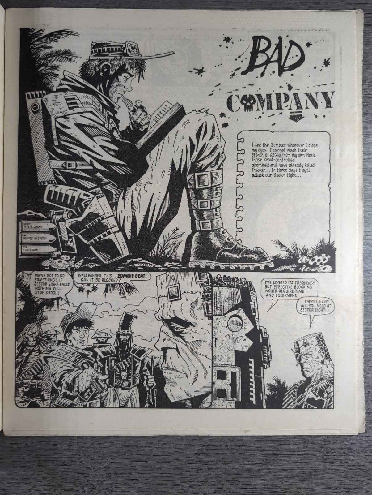 2000AD Prog 509 Featuring Judge Dread Comic 14th Feb 1987 Vintage Retro Comic
