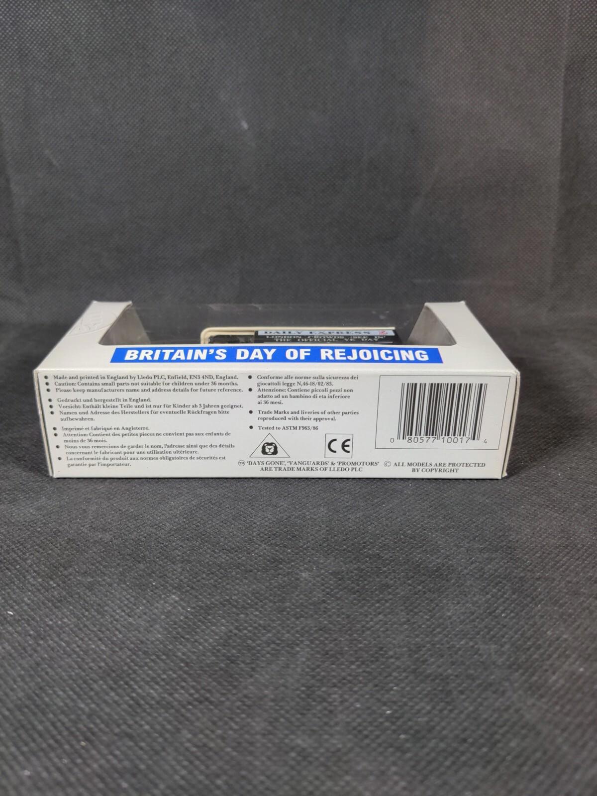 Lledo 1945 50th Anniversary VE DAY 1995 Daily Express Diecast Model Van