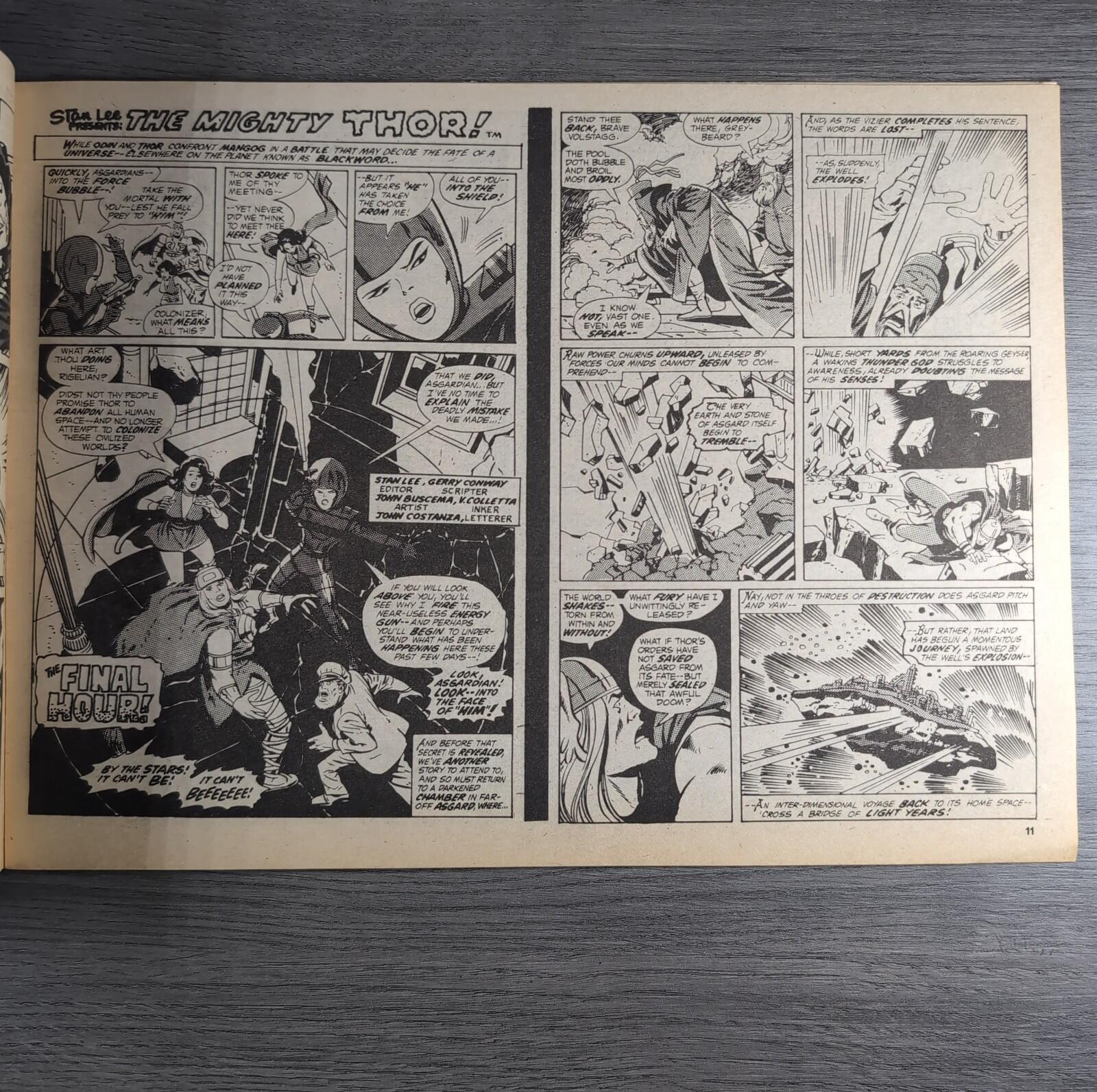 Super Spider-Man And The Titans No. 205 Marvel Comics 12th January 1977