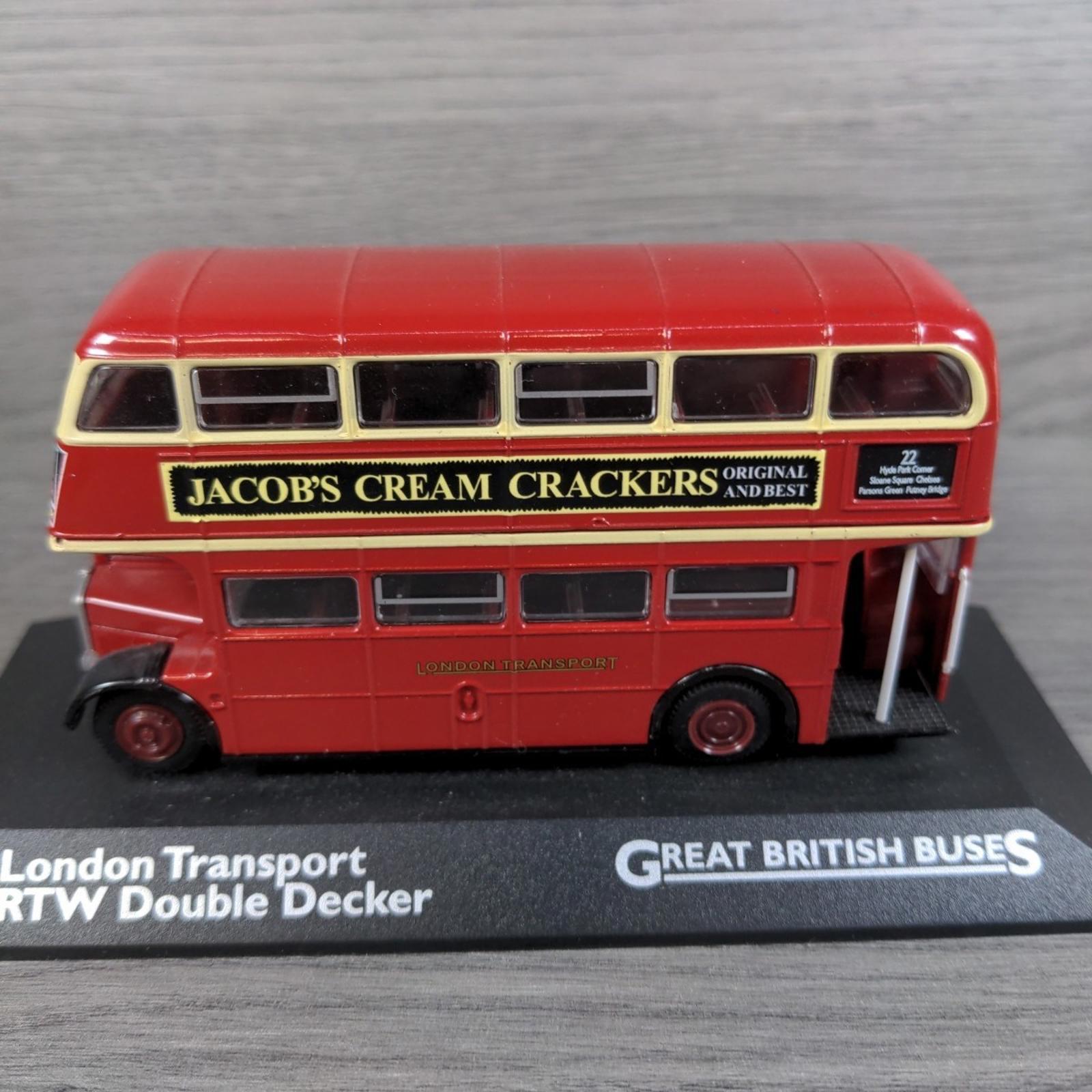 Atlas Editions London Transport RTW Double Decker Bus 1:76 Scale Die-Cast Model