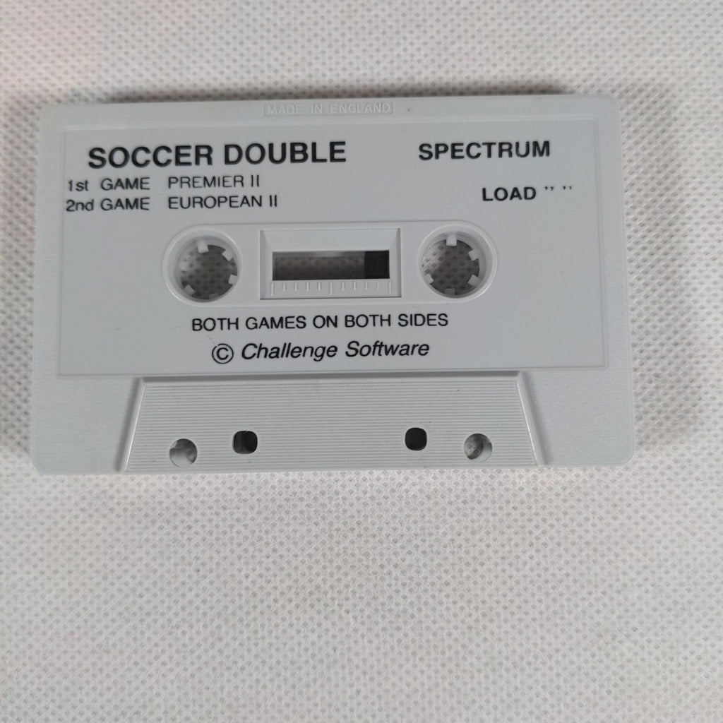 Soccer Double Premier II ZX Spectrum 48K 128K Game Cassette Tested & Working