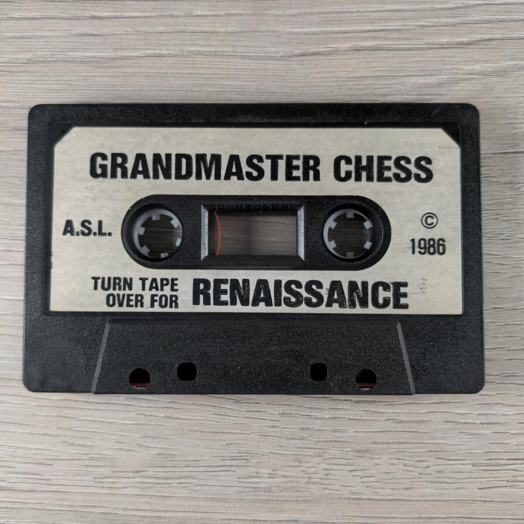 Grandmaster Chess Commodore 64 C64 Video Game Cassette Tested & Working