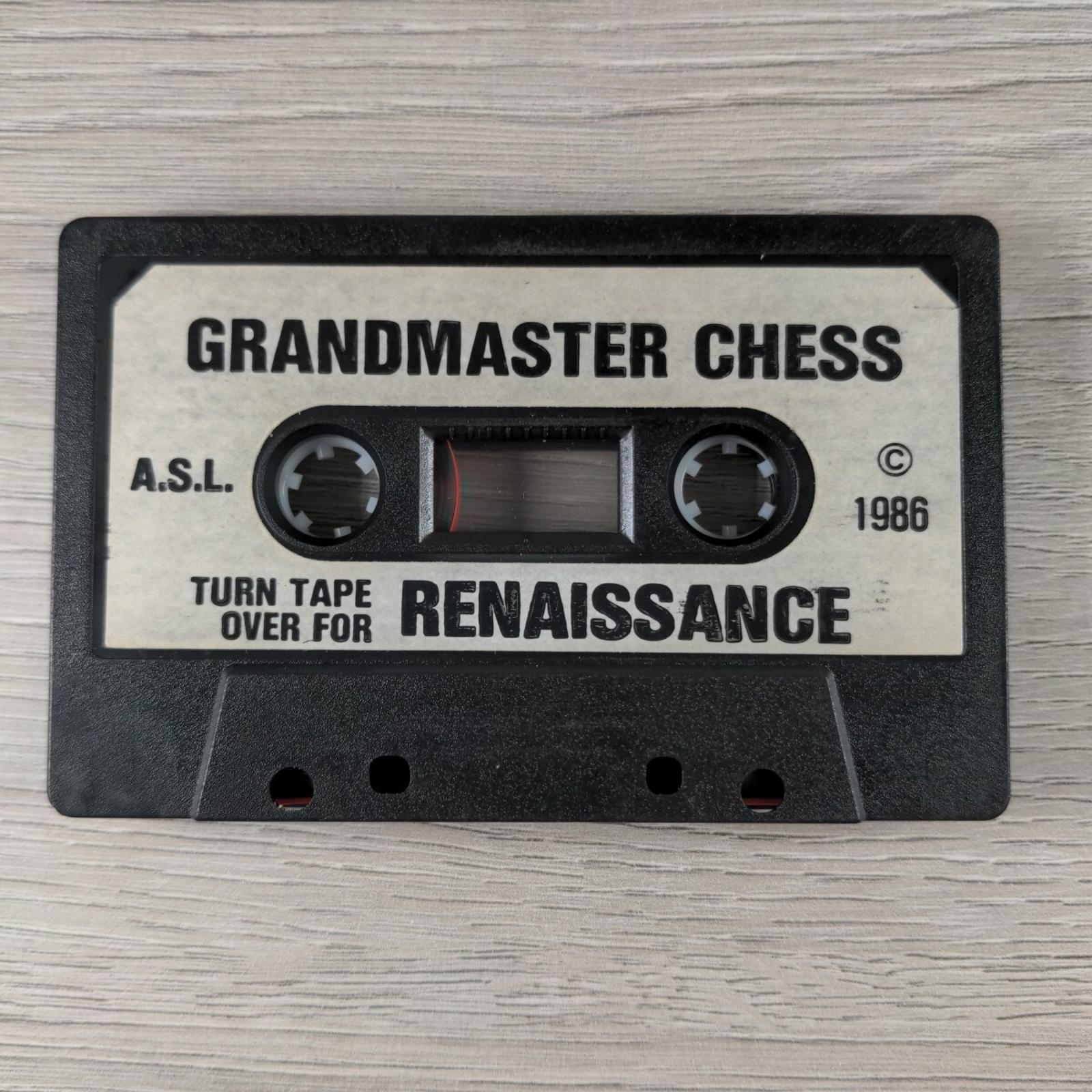 Grandmaster Chess Commodore 64 C64 Video Game Cassette Tested & Working