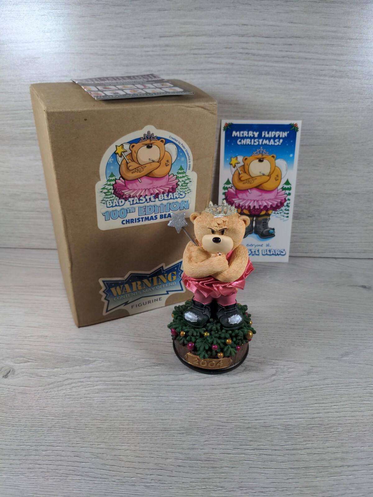 Bad Taste Bears Xmas Fairy 100th Edition Collectors Figures By Peter Underhill
