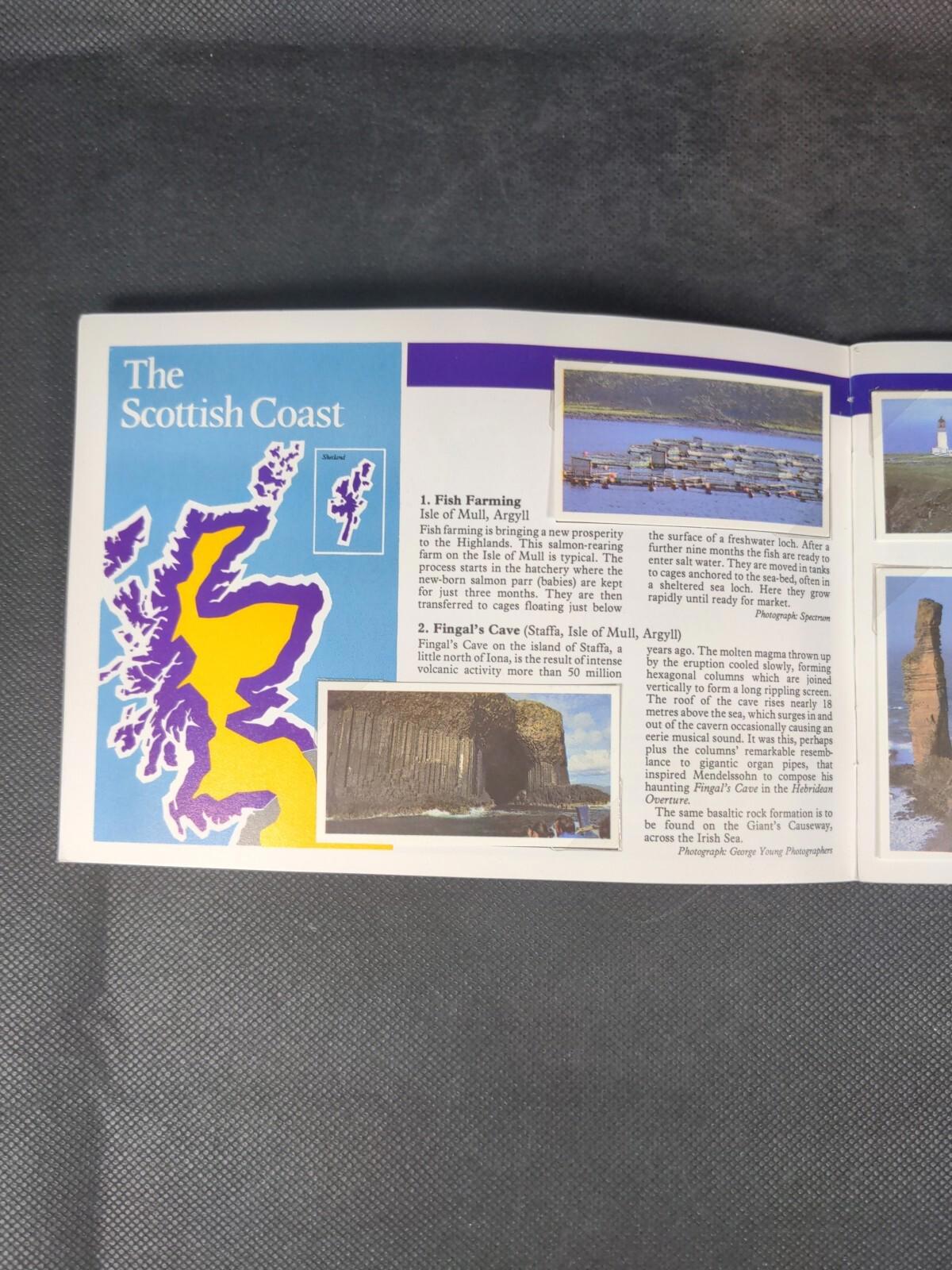 Brooke Bond Tea Cards: Discovering Our Coast PG Tips Album Complete