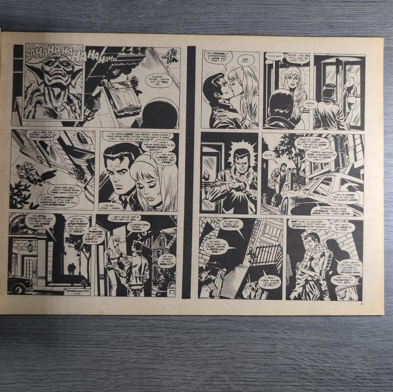Super Spider-Man With The Super Heroes No. 195 Marvel Comics 3rd November 1976